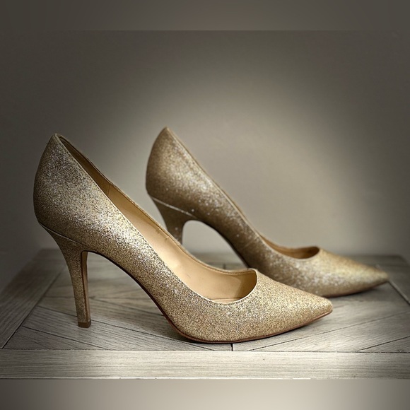 Gold Sparkling stiletto - Picture 3 of 3
